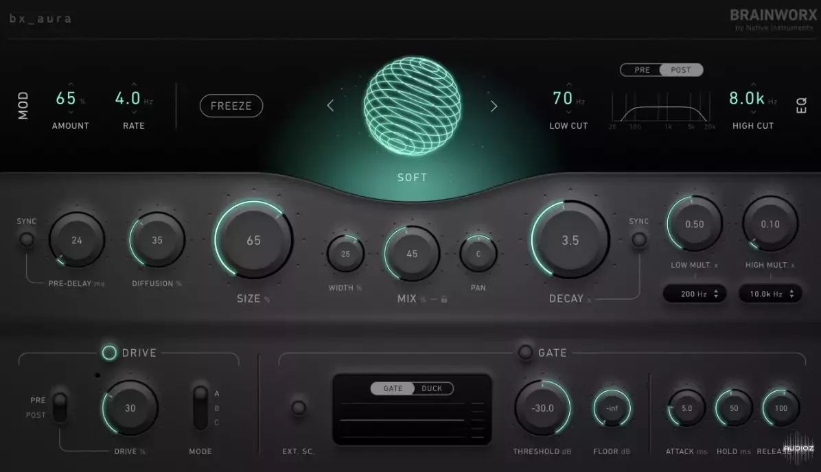 创意混响插件 | Plugin Alliance bx_aura v1.1.0 WIN&MAC U2B-VST云