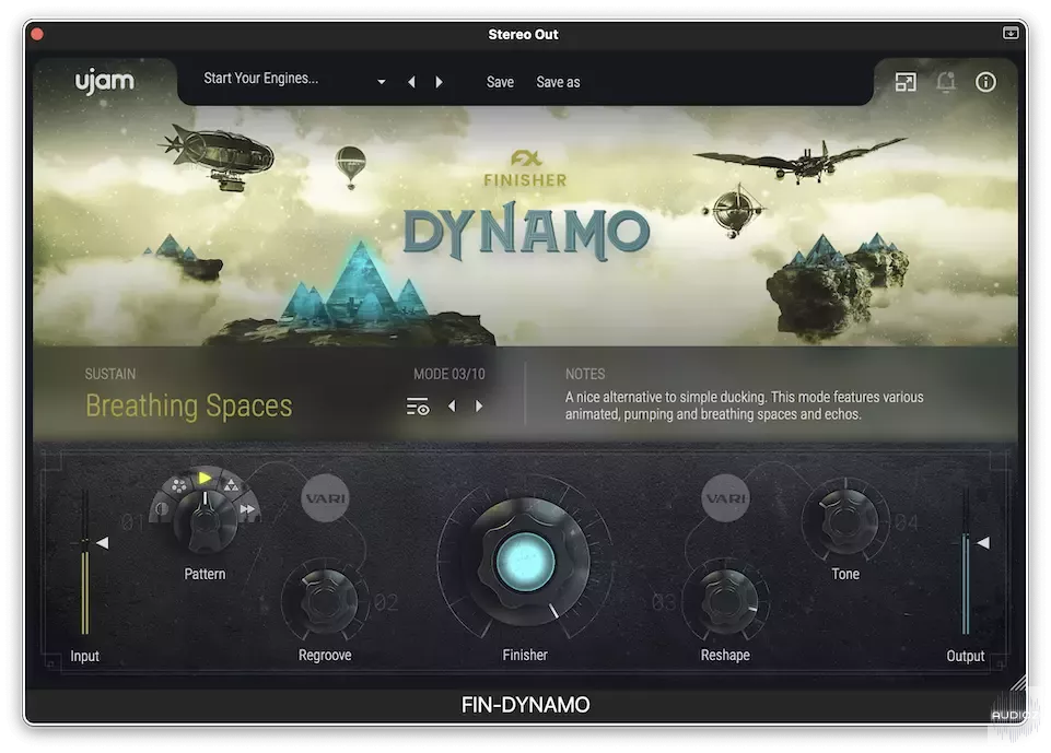 节奏优化效果器 | uJAM Finisher DYNAMO v1.3.1 MAC版 U2B-VST云