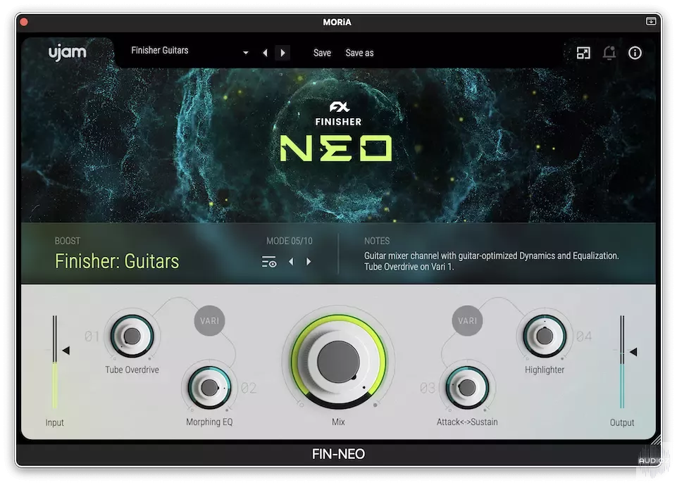 多重效果链插件 | uJAM Finisher NEO v1.3.1 MAC版 U2B-VST云