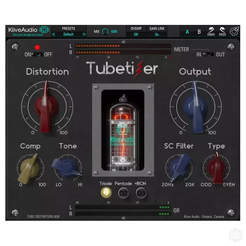 电子管饱和插件 | Kiive Audio Tubetizer v1.0.0 WIN&MAC U2B-VST云