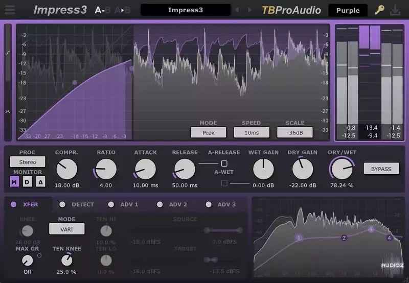 多功能压缩器 | TBProAudio Impress v3.2.2 WIN版-VST云