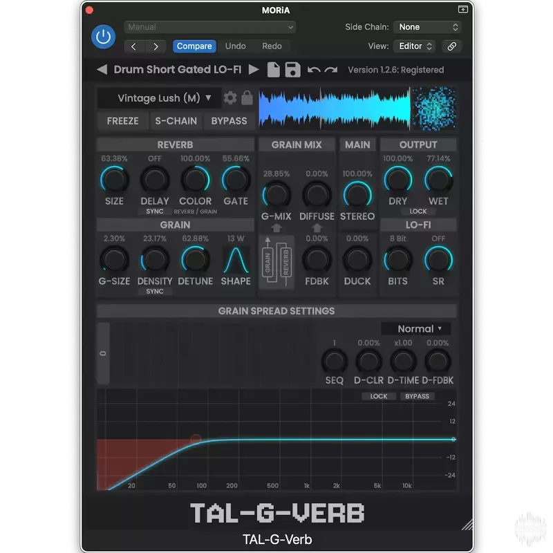 高品质混响插件 | Togu Audio Line TAL-G-Verb v1.2.6 WIN&MAC U2B（2024.10.06更新WIN版）-VST云