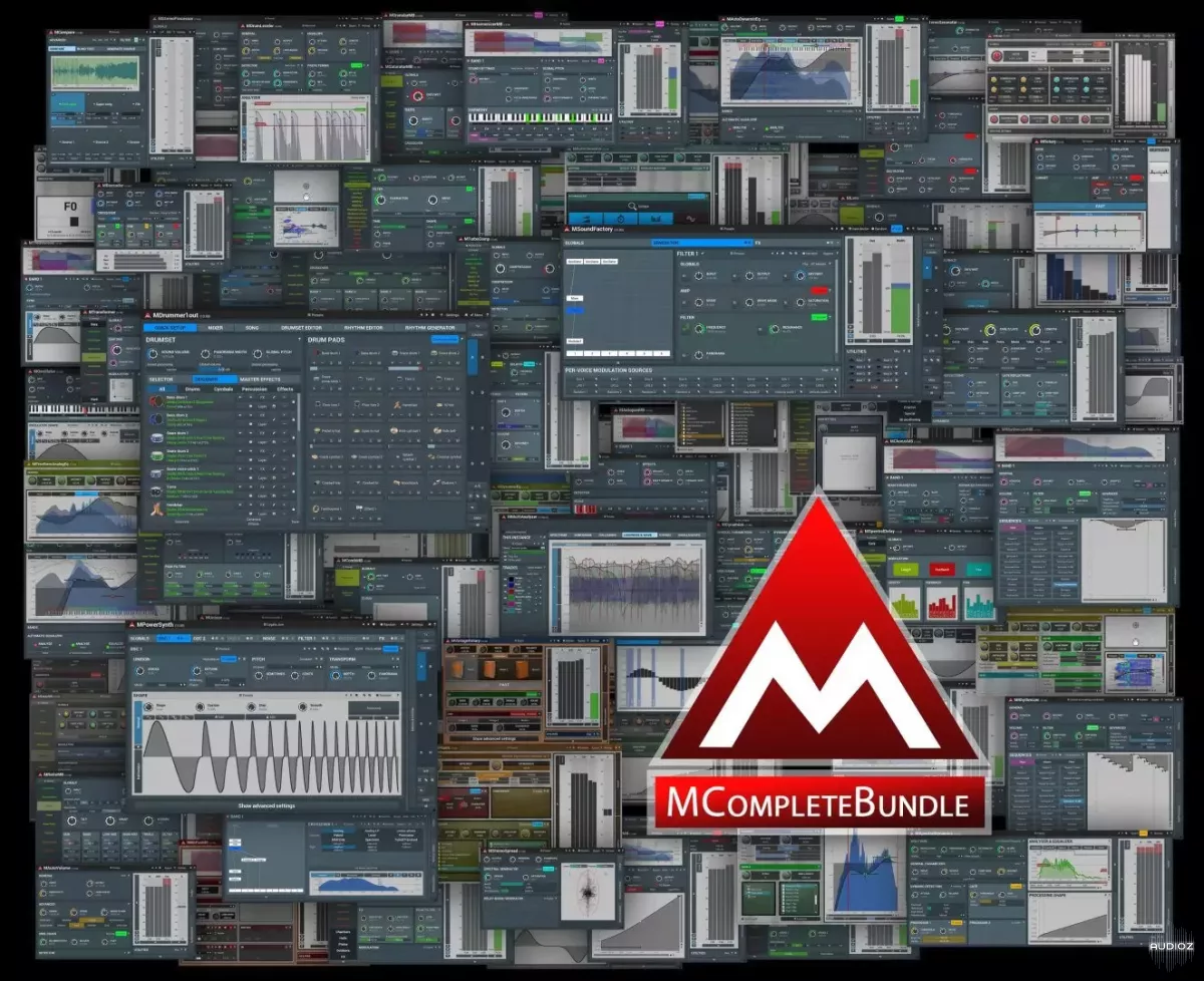 专业混音效果器套装 | MeldaProduction MCompleteBundle v17.0.2 WIN版-VST云