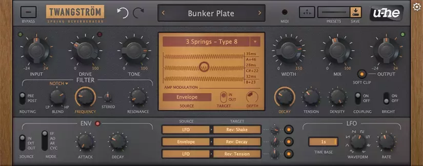 弹簧混响插件 | Uhe Twangstorm v1.0.2.16742 WIN&MAC U2B-VST云