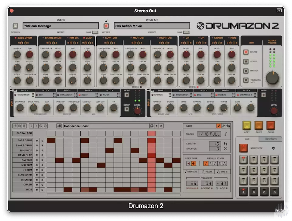 909鼓机插件 | D16 Group Audio Software Drumazon 2 v2.0.6 WIN&MAC U2B-VST云