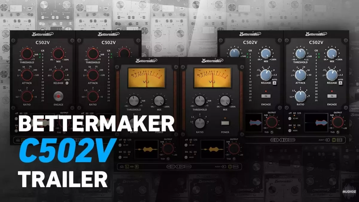 硬件模拟压缩器 | Plugin Alliance Bettermaker C502V DSP v1.0.0 WIN&MAC U2B-VST云