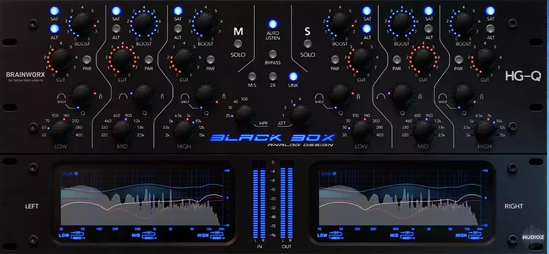 硬件模拟均衡器 | Plugin Alliance Black Box Analog Design HG-Q v1.0.0 WIN&MAC U2B-VST云