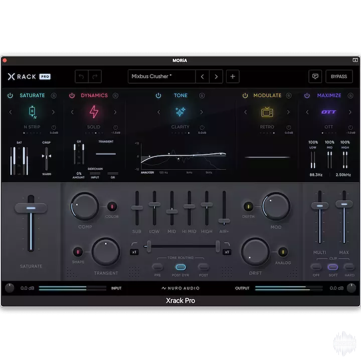 多模块混音通道条 | Nuro Audio Xrack Pro v1.0.2 WIN&MAC U2B（2024.11.09更新WIN版）-VST云