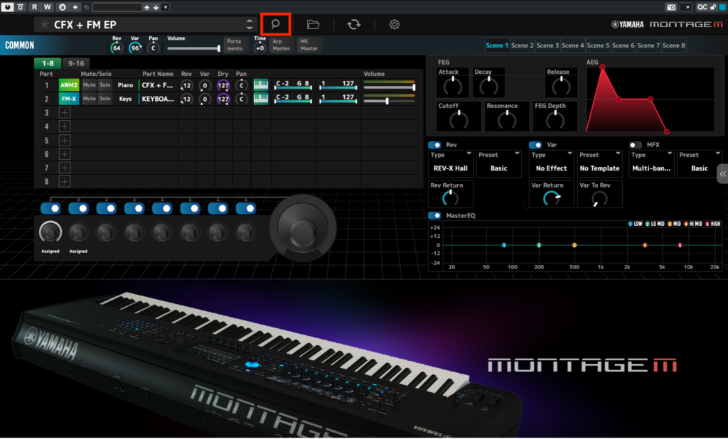 Montage M硬件合成器 | Yamaha Montage M ESP v2.02 WIN&MAC U2B（2024.11.21更新MAC版）-VST云