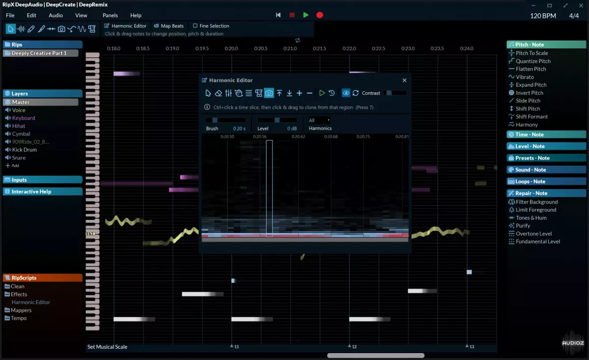 AI音频编辑工作站 | Hit’n’Mix RipX DAW PRO 7.5.0 MAC版 U2B-VST云