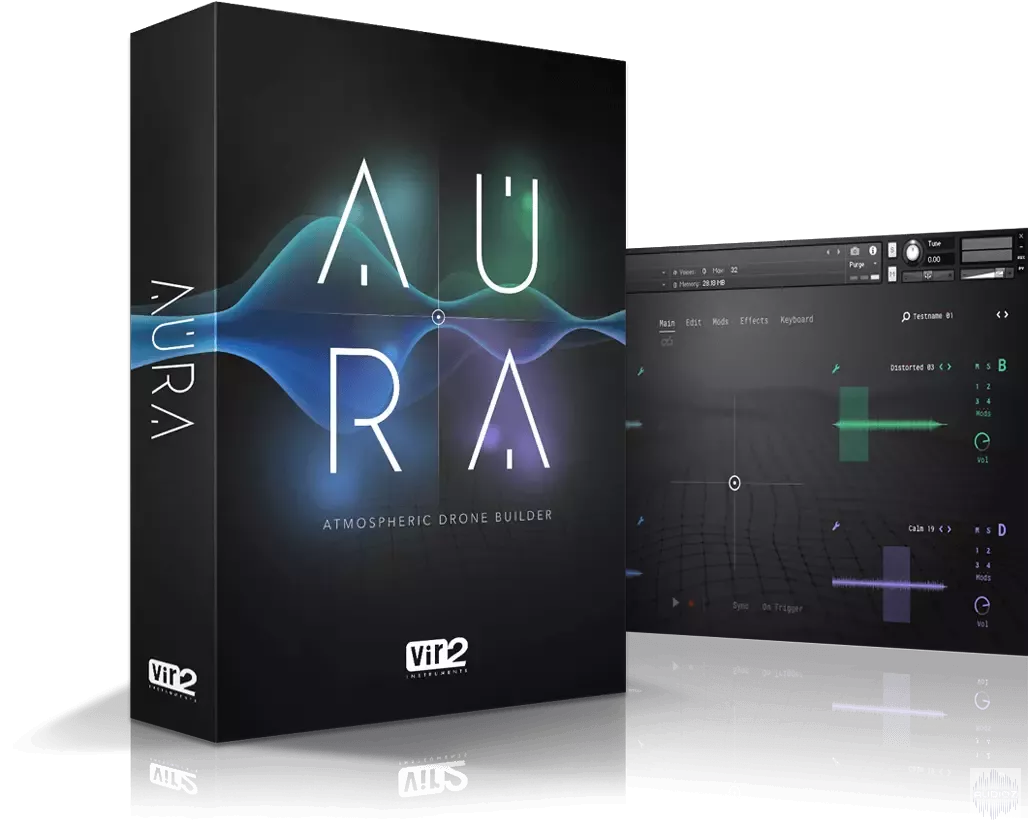 氛围铺底音源 | Vir2 Instruments Aura Atmospheric Drone Builder v1.0.1 KONTAKT-VST云