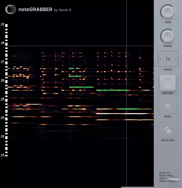 音频转MIDI插件 | Navie D noteGRABBER v1.0.0 WIN版-VST云